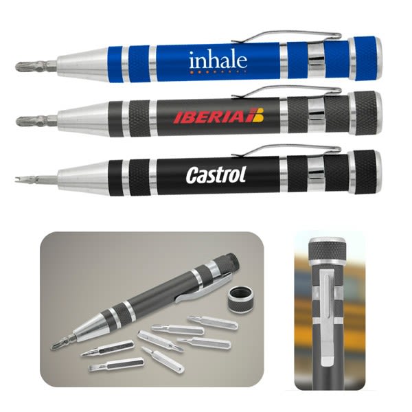 Pocket Driver Tool Logo Products Giveaway Screwdrivers