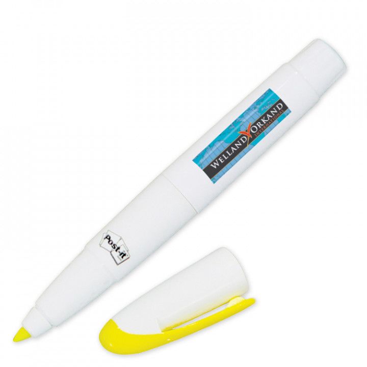 Full Color Logo PostIt Flag and Highlighter Custom Office Supplies
