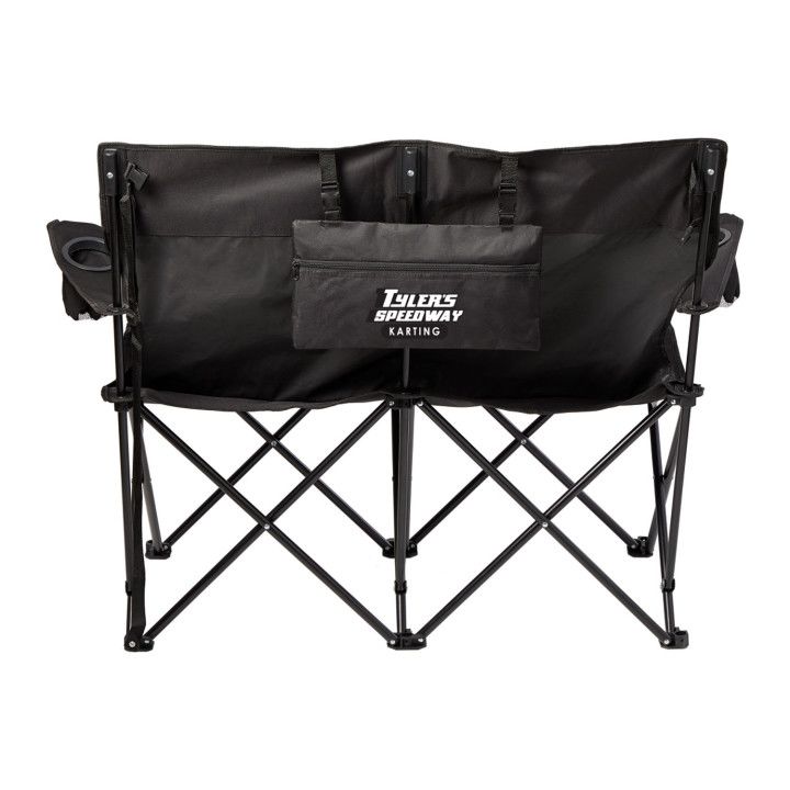 Promotional Double Seater Folding Chair Custom Camping Chairs