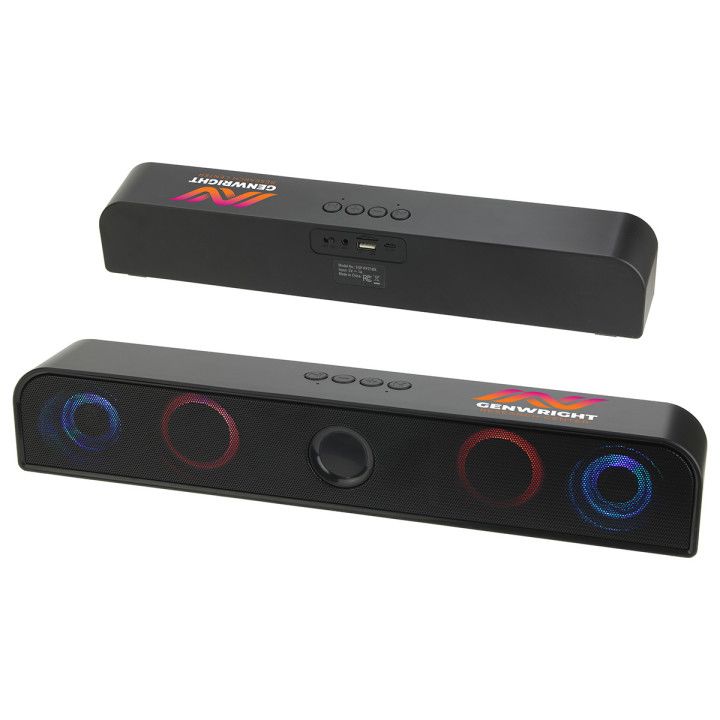 Light Up Portable Speaker Bar with Custom Logo