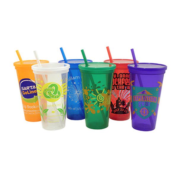 tumblers with lids and straws wholesale