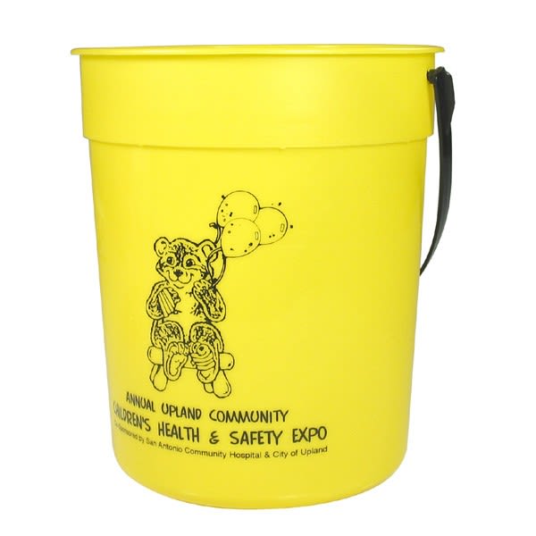 87 oz. Custom Sand Pail with Logo Promotional Sand Pails in Bulk