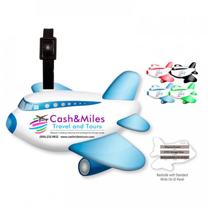 Custom WriteOn Novelty Travel Tags for Giveaways Promo Tags