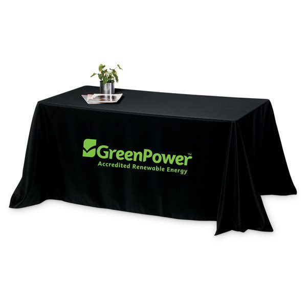 6 Foot Custom Polyester Table Cover 