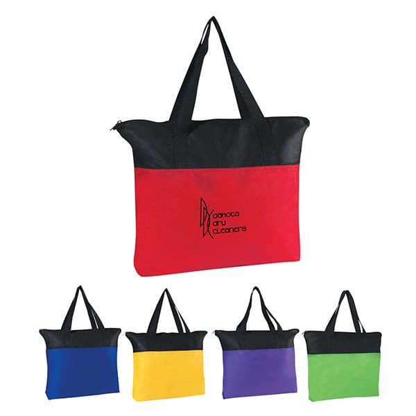 personalized zippered tote bags