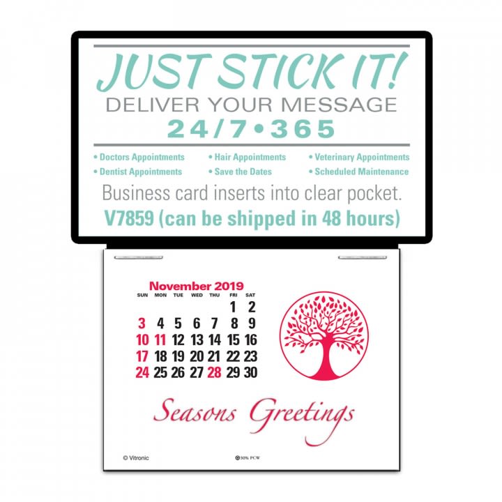 Business Card Calendar Press N Stick In Bulk Press N Stick Calendar