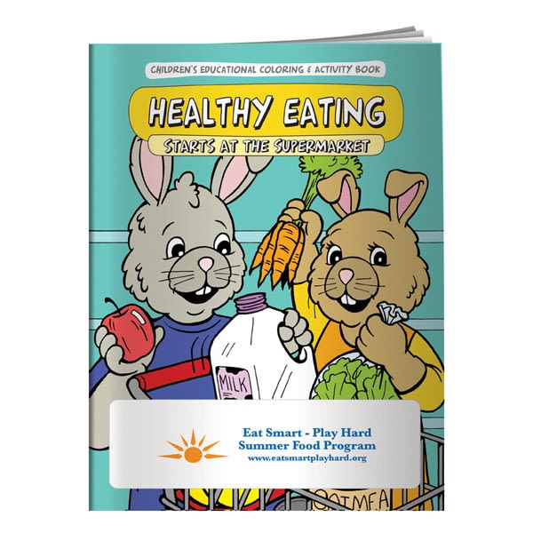 Children Nutritional Coloring Book-Imprinted Promo Coloring Book Children Nutritional Coloring Book-Imprinted Promo Coloring Book