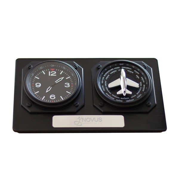 Executive World Clock With Time Zones