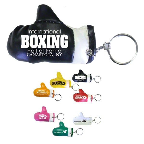 Polyurethane Boxing Key Chain Custom Logo Personalized Key Chain