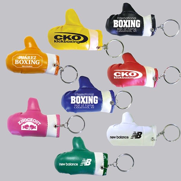 Polyurethane Boxing Key Chain Custom Logo Personalized Key Chain