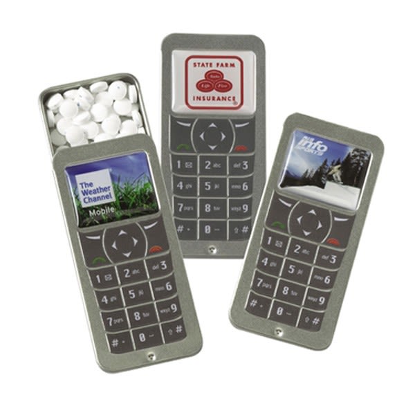 Mint Tin Cell PhonePicture in Full Color Custom Mint Tins in Bulk