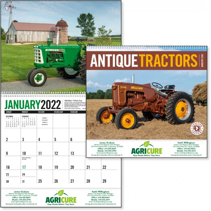 Promo Premium Appointment CalendarAntique Tractors Promo Calendars