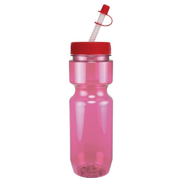 pink bike bottle