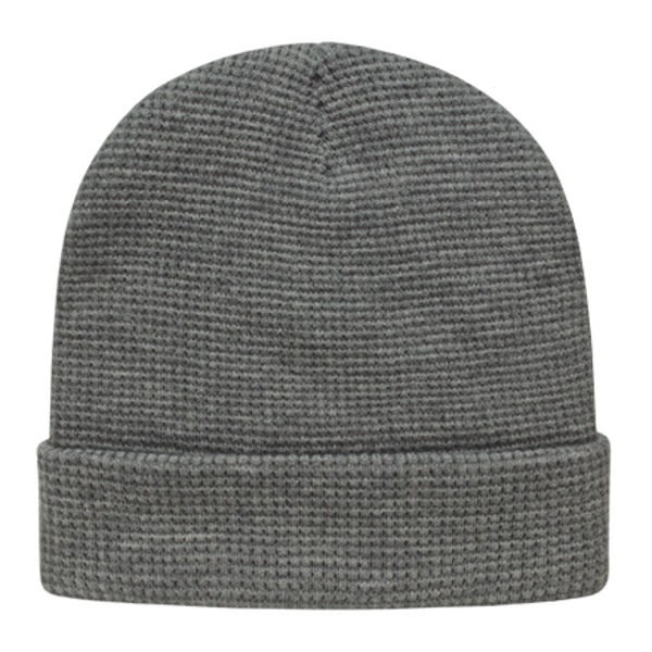 waffle knit cap