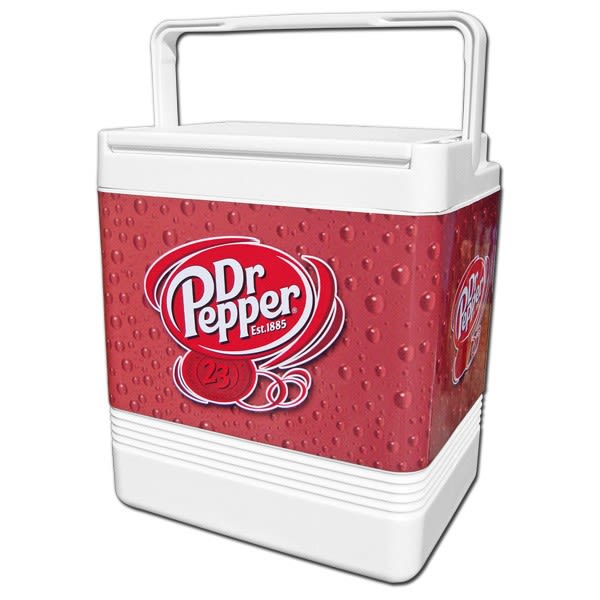 Full Color Logo Hard Plastic 24 Can Cooler Promo Can Coolers
