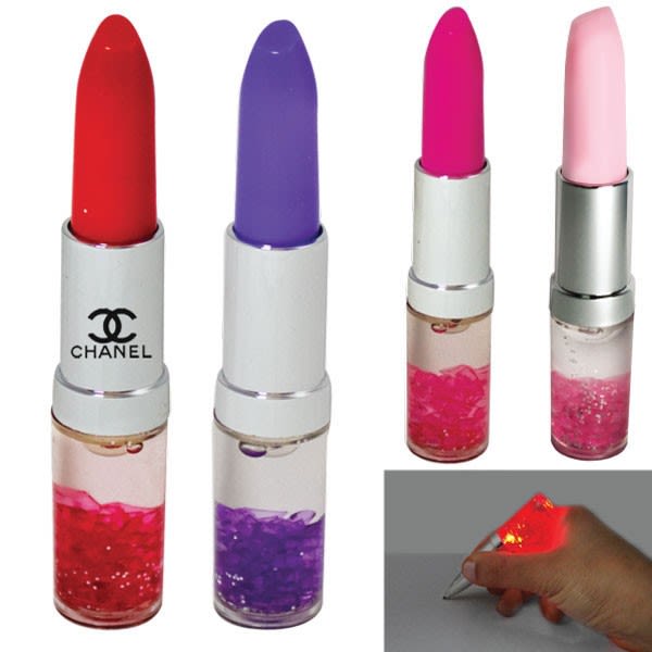 Promotional Lighted Lipstick Pen Customizable Lipstick Pens in Bulk