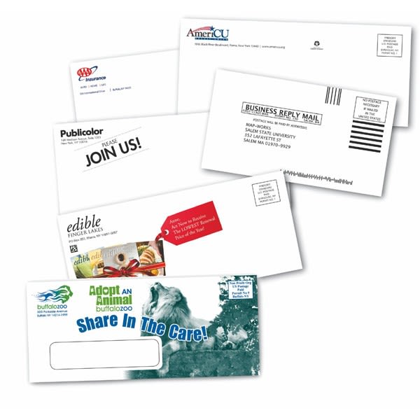 Full Color Imprinted Standard 10 Envelope Imprinted Envelopes