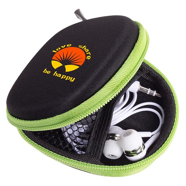 Tough Tech™ Pocket Pouch with Earbuds & Lens Wipe Imprinted