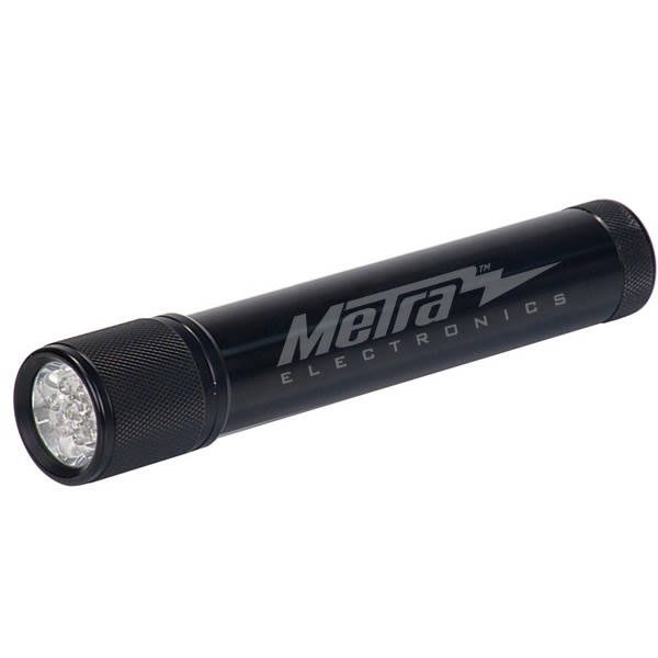 Bright Beam Black Aluminum LED Flashlight Logo Custom Flashlights