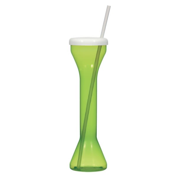 Promotional Yard Cup with Straw 18 oz Personalized Yard Cup