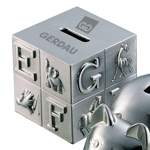 Promotional Engraved Abc Block Bank Custom Block Bank Wholesale