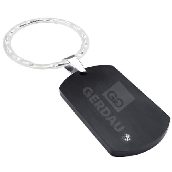 personalised dog tag keyring