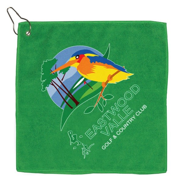 Promotional Microfiber Clip on Golf Towel Customizable Golf Towels