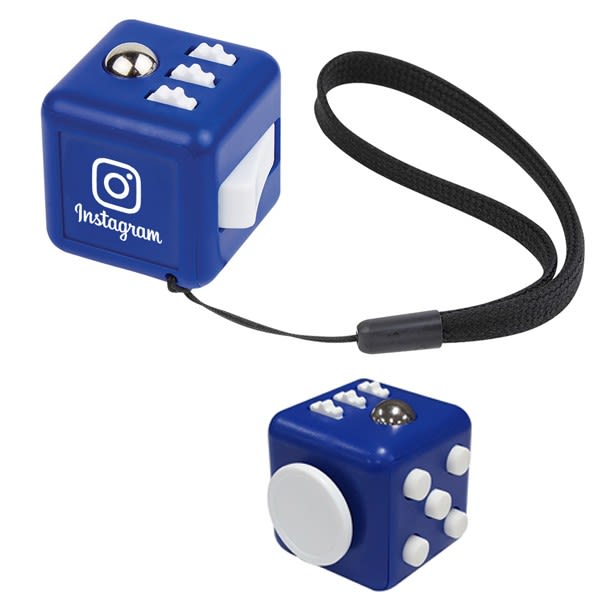 Custom Fidget Fun Cube Stress Toy With Logo Personalized Fidget Cube