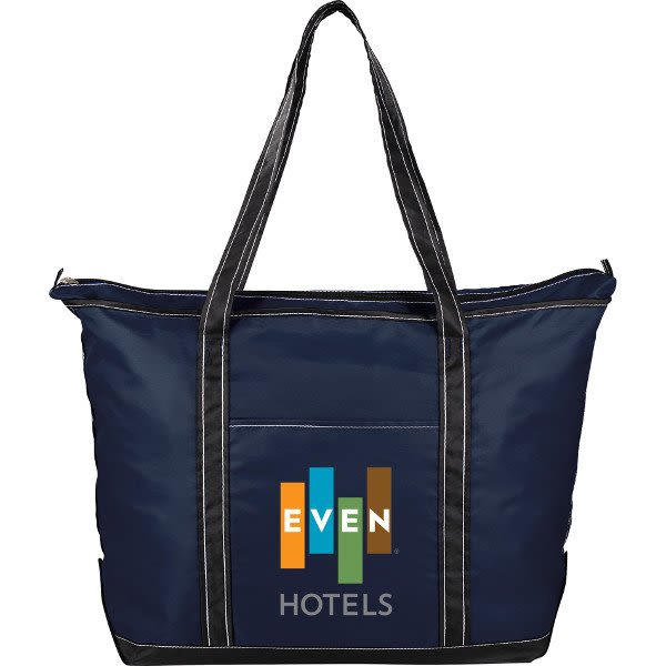 Everyday Nylon Zippered Tote | Wholesale Nylon Tote Bags Personalized