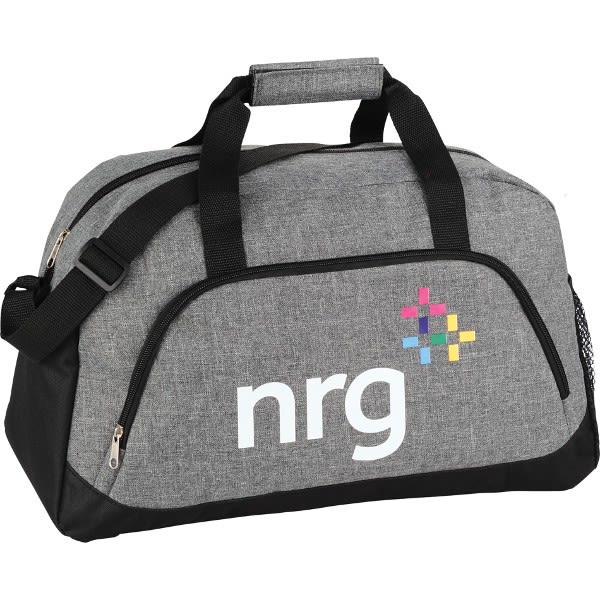 Imprinted Medium Graphite Duffel Bag 18.5" Promotional Duffel Bags