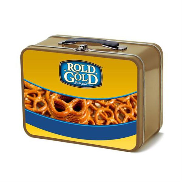 Retro Lunch Box Custom Logo Imprinted Retro Metal Lunch Boxes