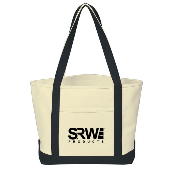 Promotional Cotton Canvas Boat Tote Customizable Canvas Tote Bags