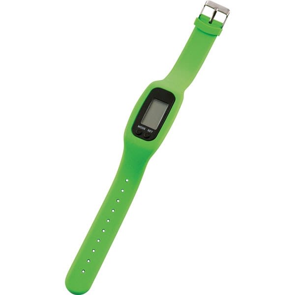 LED Pedometer Watch in Case Personalized Pedometer Watches