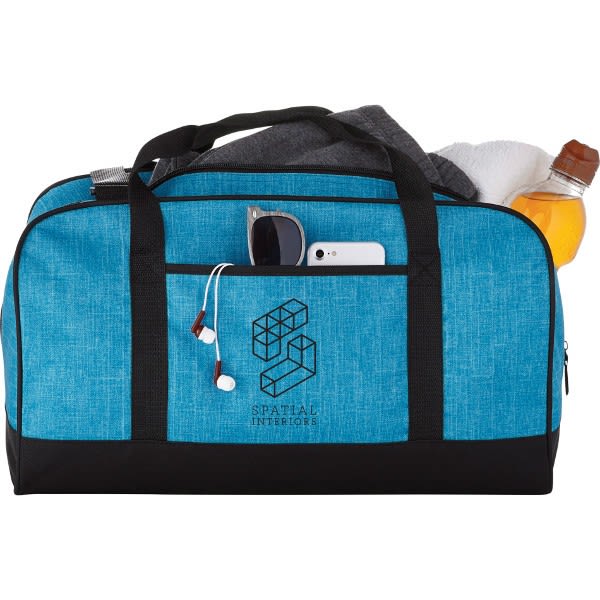 teal gym bag