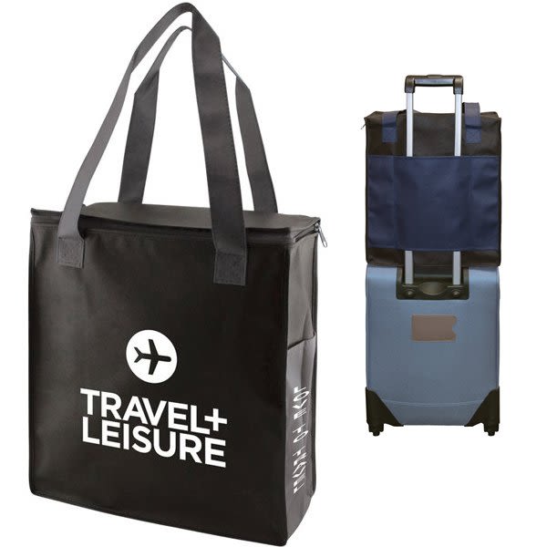 luggage with trolley sleeve