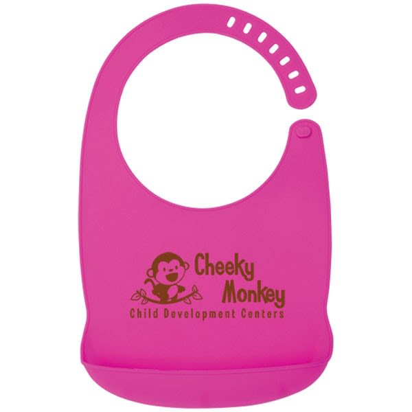 Promotional Bibs Wholesale Silicone Baby Bibs with Logo Prints