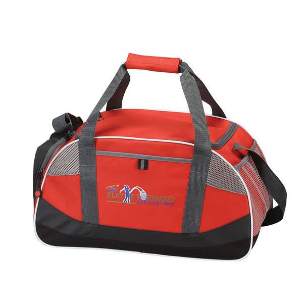 Polyester Sports Duffel | Company Logo Gym Bags