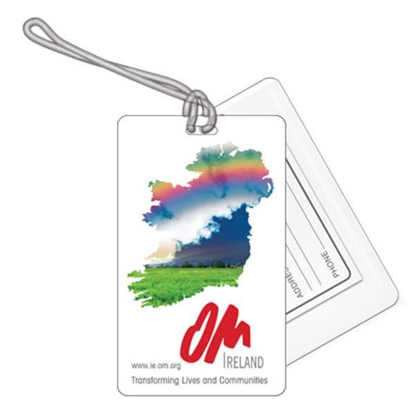 custom plastic luggage tags