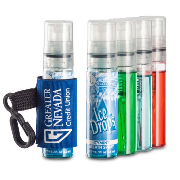 Breath Spray with Custom Sleeve OraLabs Cinnamint Breath Mints
