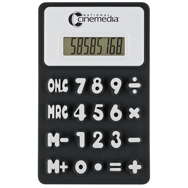 Colored Flexible Imprinted Calculator | Flexible Colorful Calculator