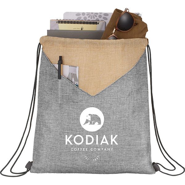 Custom Canvas Drawstring Bags | Kai Wholesale Pull String Canvas Bags