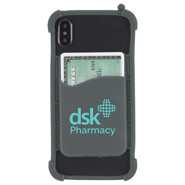 Logo Silicone Phone Wrap Wallet Custom Smartphone Cases