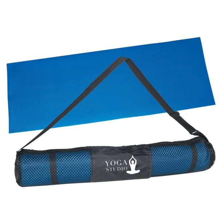 Boence Yoga Mat Bag, Full Zip Exercise Yoga Mat Sling Bag with Sturdy  Canvas, Smooth Zippers, Adjustable Strap, Large Functional Storage Pockets  
