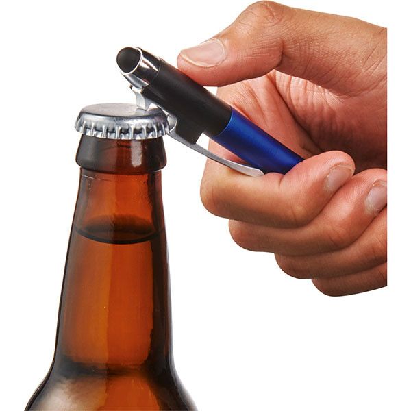Custom Bottle Opener Tool Stylus Imprinted Promo Pens