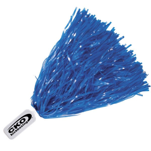 Branded Solid Handle Pom Poms - 500 Count