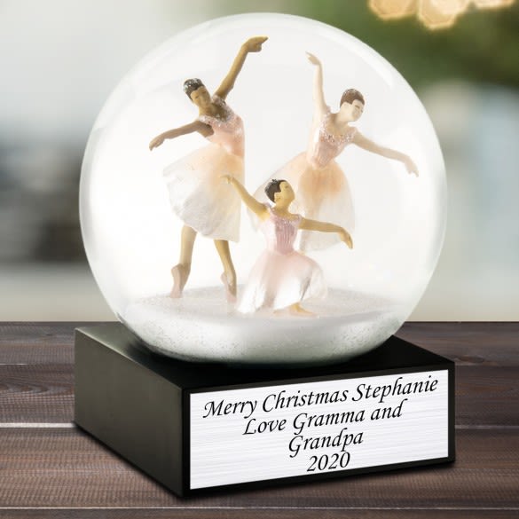 Dancing Ballerinas Snow Globes | Personalized Snow Globes