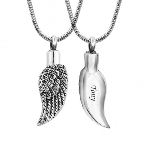Customized Angel Urn | Personalized Wing Jewelry Memorial