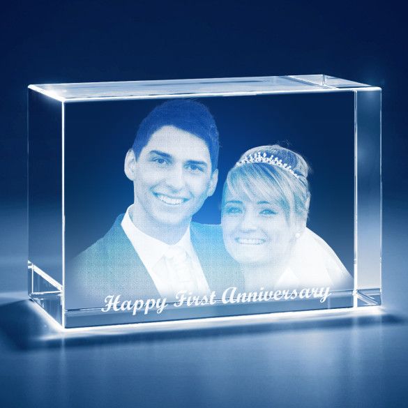 Custom Photo Gift | Personalized 3Dimensional Crystal Brick