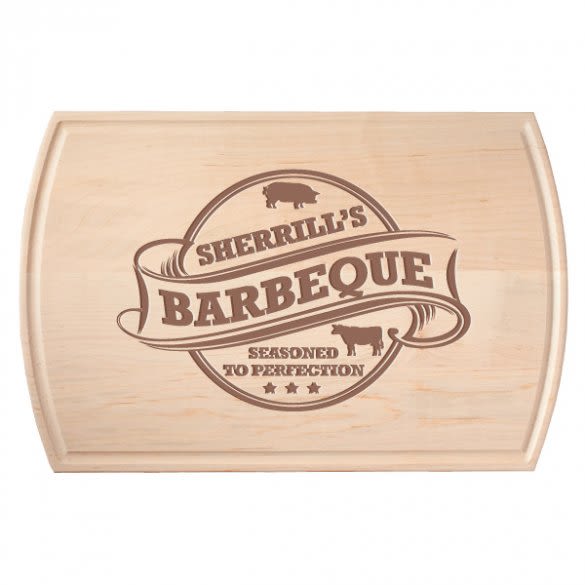Maple Barbeque Cutting Board with Juice Groove 
