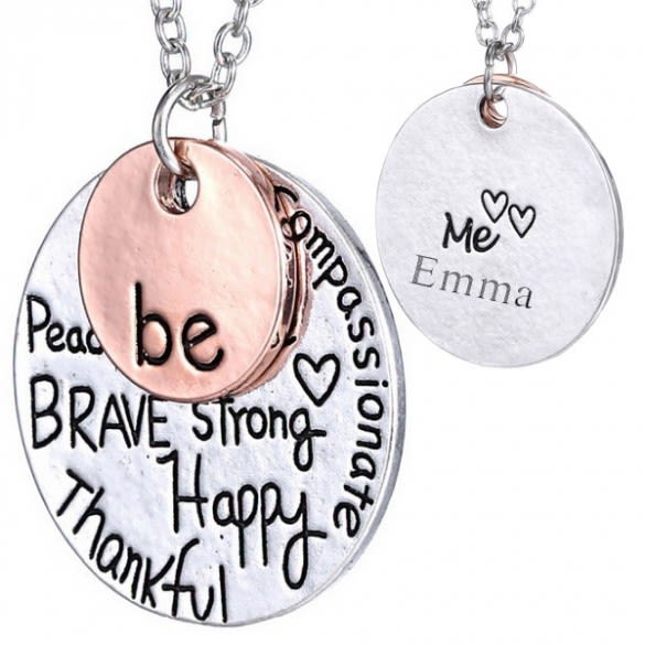 be happy necklace